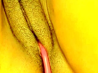 Busty ebony Seductress shows off her big juicy pussy