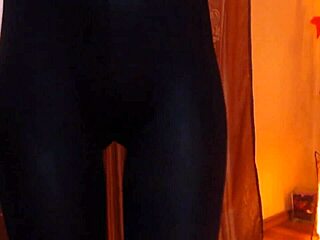 WEBCAM SPANDEX LEGGINGS Dance with Petite Brunette in Private Amateur Show