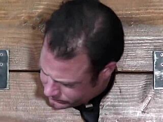 Uncomfortable Bondage Becomes Best Threesome