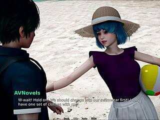 My former tormentor is now my romantic interest in a visual novel called 'My Bully is My Lover 24'.
