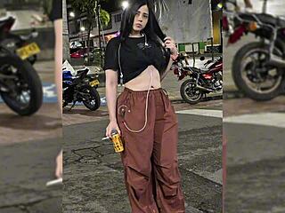 Girlfriend Takes Step Cousin to Park for Secret Cum Fun