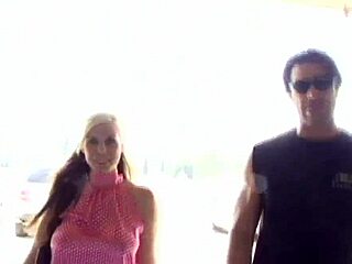 Rachel pants with pleasure as cock enters her for titty fuck and blowjob