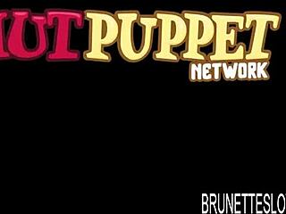 Brunettes love dick - young 18+ damsel amia miley rewards her brave hero