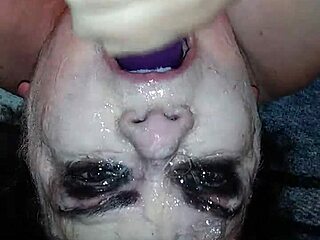 Ms TL Gets THROAT FUCKED with Dildo