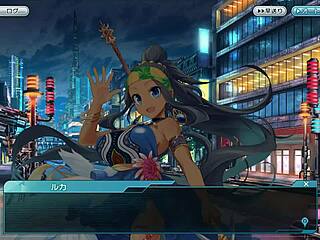 In the falling star strange world 001, an asian girl explores a mysterious realm.