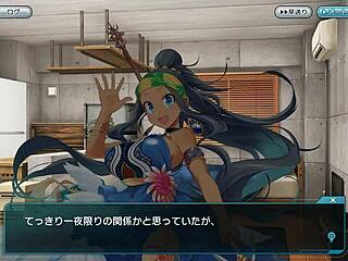 In the falling star strange world 001, an asian girl explores a mysterious realm.