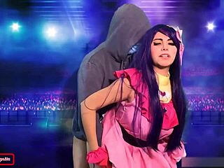 Porn parody of Oshi no Ko Ai cosplay with hot costumes and outdoor sex scenes.