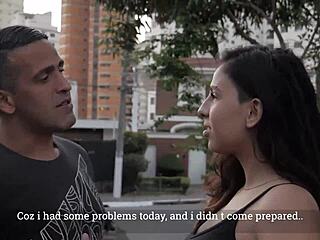 Novinha Leticia Ferola Fucks for Cash on Street
