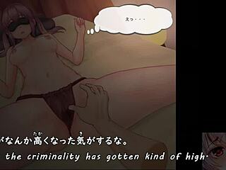 在这个动漫色情里，变装角色经历秘密按摩试验，机器字幕