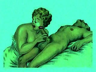 Vintage erotic art collection