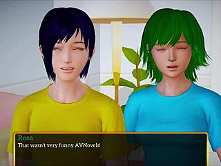 A visual novel about a young girl’s journey through her new family and her relationships with them
