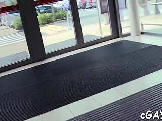 Sexy gay twink explores his desires in intimate porn scenes