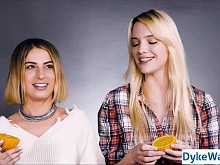 Hot girl-on-girl action in a real lesbian scene