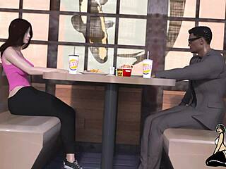 puerto rican latina jerks off my huge dick in caribbean setting