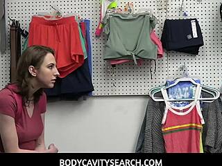 Shoplifter Tristan Summers caught and takes officer's punishment