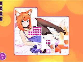 Beautiful anime catgirl masturbates with sex toys and shows her big breasts and juicy ass