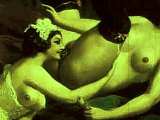 Vintage Erotic Cartoon Illustration