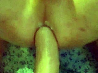 Young and straight twink’s solo pleasure with a big toy