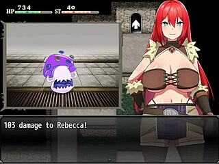 Redhead Rebecca saves village from nasty curses in anime