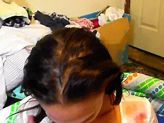 Old Brunette Indian Princess Drinks Piss From Petite Girl