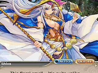 Shiva's erotic experience in anime-style video game