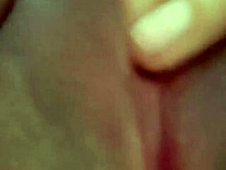 An Indian woman masturbates before going to work
