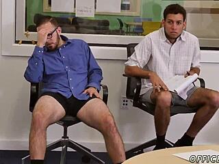 Straight business man tries out gay sex videos on Fridays