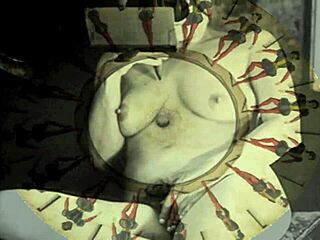 Vintage cartoon illustration of antique artifacts