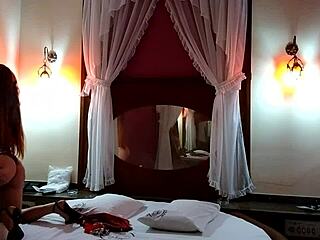 the naughty redhead brazilian girl tells her story in a casual way