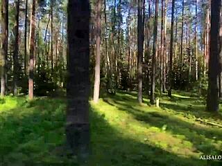 The best doggystyle and cowgirl sex outdoor for blonde amateur couple on holidays