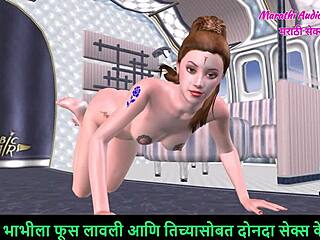 marathi audio sex story - animated 3d porn - beautiful teen girl giving sexy poses in airplane fingering pussy