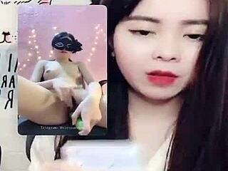 Jinx in bunny girl costume live show
