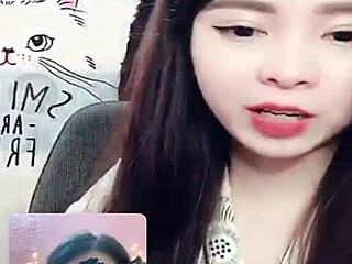 Jin xinh bunny in full face live show