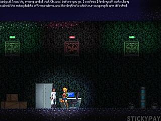 Big ass blonde gets monster cock in animated game