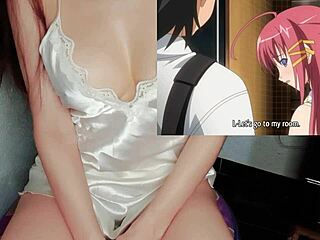 Hentai teacher seduces students in big tits creampie scene