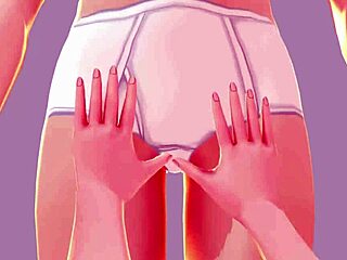 mia the perverted nurse plays doctor with anime girl turning it into almost menhera fun www