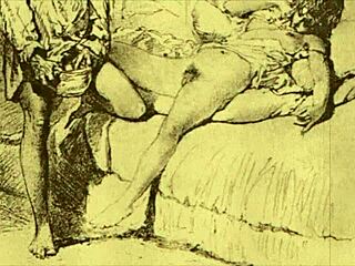 i admire this vintage erotic illustration from the past