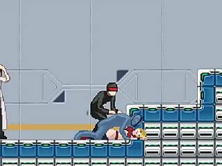 Cute Blonde in Hentai Sex with Men in Forby Act New Erotic Game