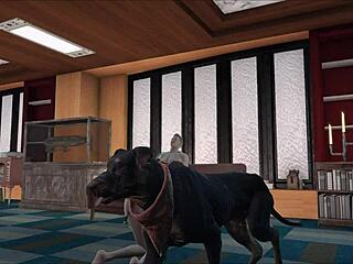 fallout 4 girl sucks cock with vibrator in ass