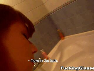 fucking glasses - wannabe model alice gets fucked teen porn