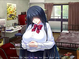 bullied bribe ep1 grabbing huge tits in anime game