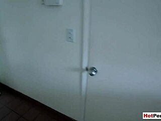 classy milf stepmom in lingerie gives stepson handjob like pro