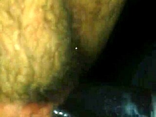 black milf with hairy beaver in amateur scene