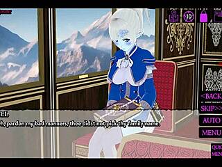 Beautiful women with supernatural powers in an anime-style game