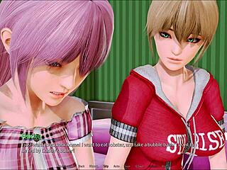 A walkthrough of the visual novel Harem Hotel 78 on PC