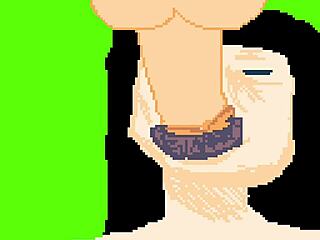 Hentai blowjob with big dick animation