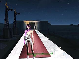 Fallout 4 Fashion Meets Cyberpunk 2077 in Anime Style