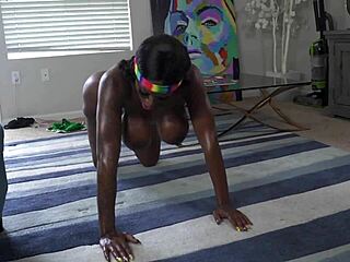 Mystique's naked workout is so hot it will make you sweat