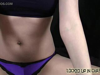 Locking Your Pathetic Cock And Balls Up For Humiliation Femdom Handjob Pov Orgasm Bdsm Slave