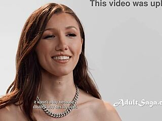 Oh, Maya Woulfe, Pretty Brunette Petite in Casting Interview!